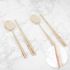 SEOCHON ชุดช้อนส้อมไทเทเนียม Lotus สําหรับสองคน _ Timeless Design & Premium Quality _Made ในเกาหลี